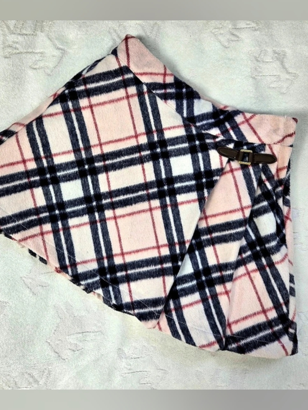 Janie and Jack Girls Plaid Skirt in Pink Size 6